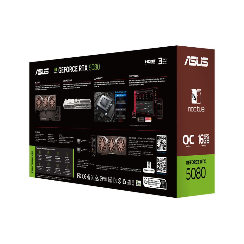 ASUS GeForce RTX 5080 16GB GDDR7 Noctua OC Edition