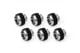 ACool Apex Grip SoftTube fitting 13/10mm G1/4 chrome Set 6 pcs