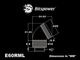 �ڥ����ȥ�å��ò��� Bitspower Carbon Black Enhance Rotary G1/4" 60-Degree Multi-Link Adapter For OD 12MM