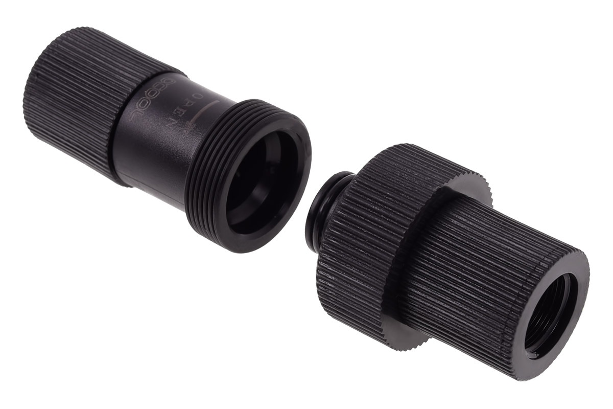 ACool HF quick release connector kit G1/4 - black