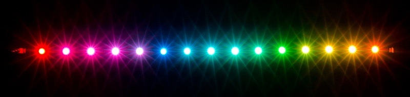 aquacomputer RGBpx LED strip 27.3 cm, width 5 mm, 15 addressable LEDs