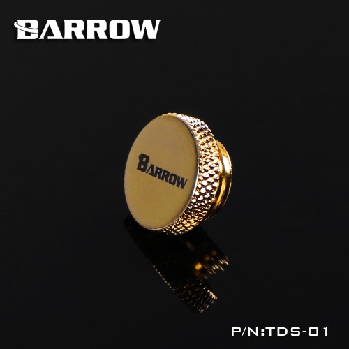 BARROW Stop Plug Fitting- Hand Turned Gold