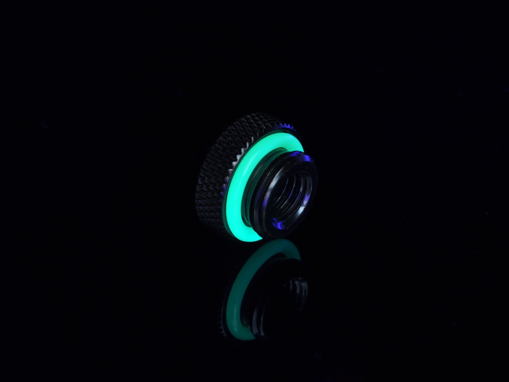 Bitspower G1/4" Matt Black Stop Fitting