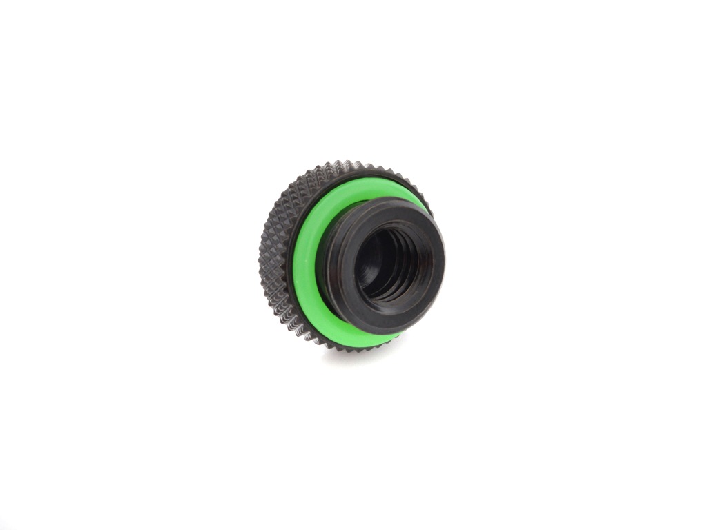 Bitspower G1/4" Matt Black Stop Fitting