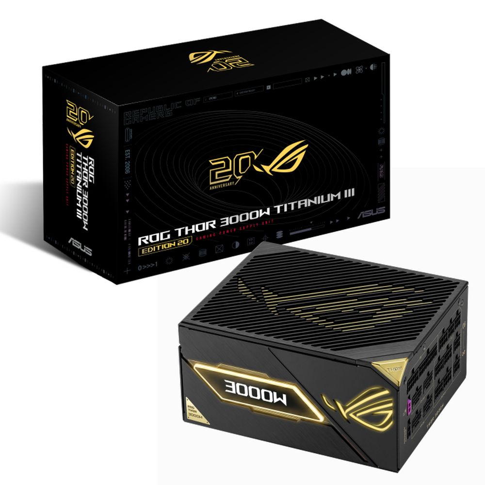 ��10���������ͽ��ʬ�� ASUS  ROG Thor 3000W Titanium III Edition 20 (ROG Equalizer)