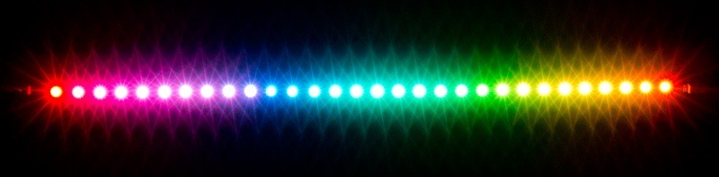 aquacomputer RGBpx LED strip 27.3 cm, width 5 mm, 30 addressable LEDs