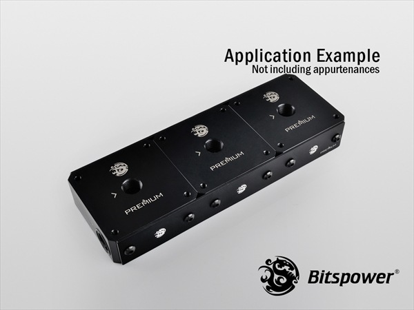 Bitspower Premium Lateral Plate Connection For Magic-Cube DDC TOP (Panel 3)