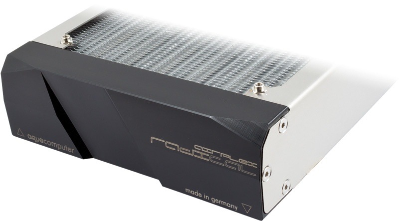 aquacomputer airplex radical 2/280, aluminum fins