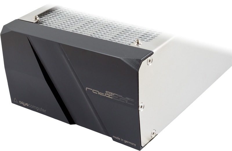 aquacomputer airplex radical 4/360, aluminum fins