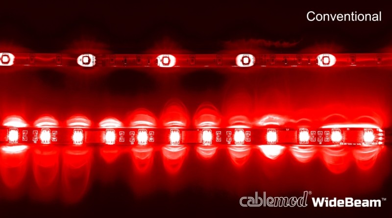 ���ò���CableMod WideBeam Magnetic LED Strip - 60cm - RED (CM-LED-30-M60KR-R)