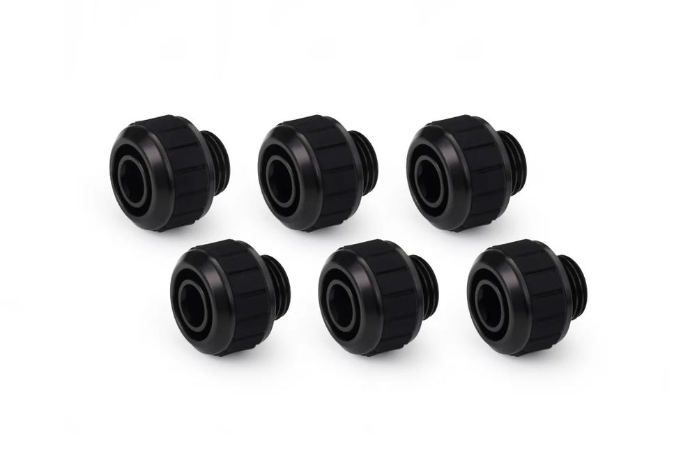 ACool Apex Grip SoftTube fitting 13/10mm G1/4 black Set 6 pcs