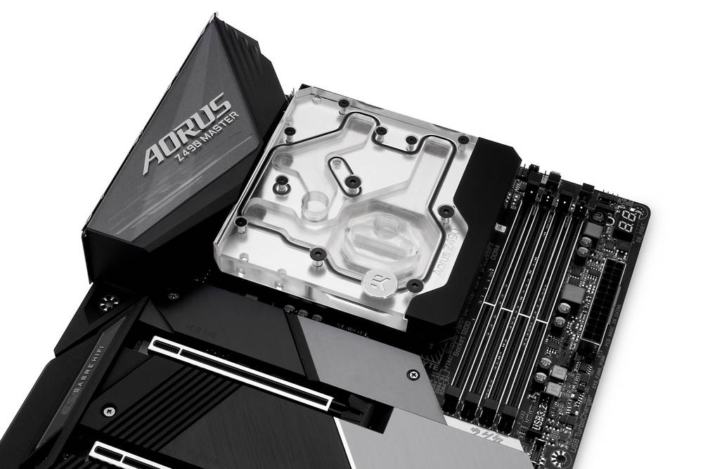 EK WaterBlocks EK-Quantum Momentum Aorus Z490 Master D-RGB - Plexi