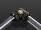 �ڥ����ȥ�å��ò��� Bitspower Carbon Black Enhance 90-Degree Dual Multi-Link Adapter For OD 12MM
