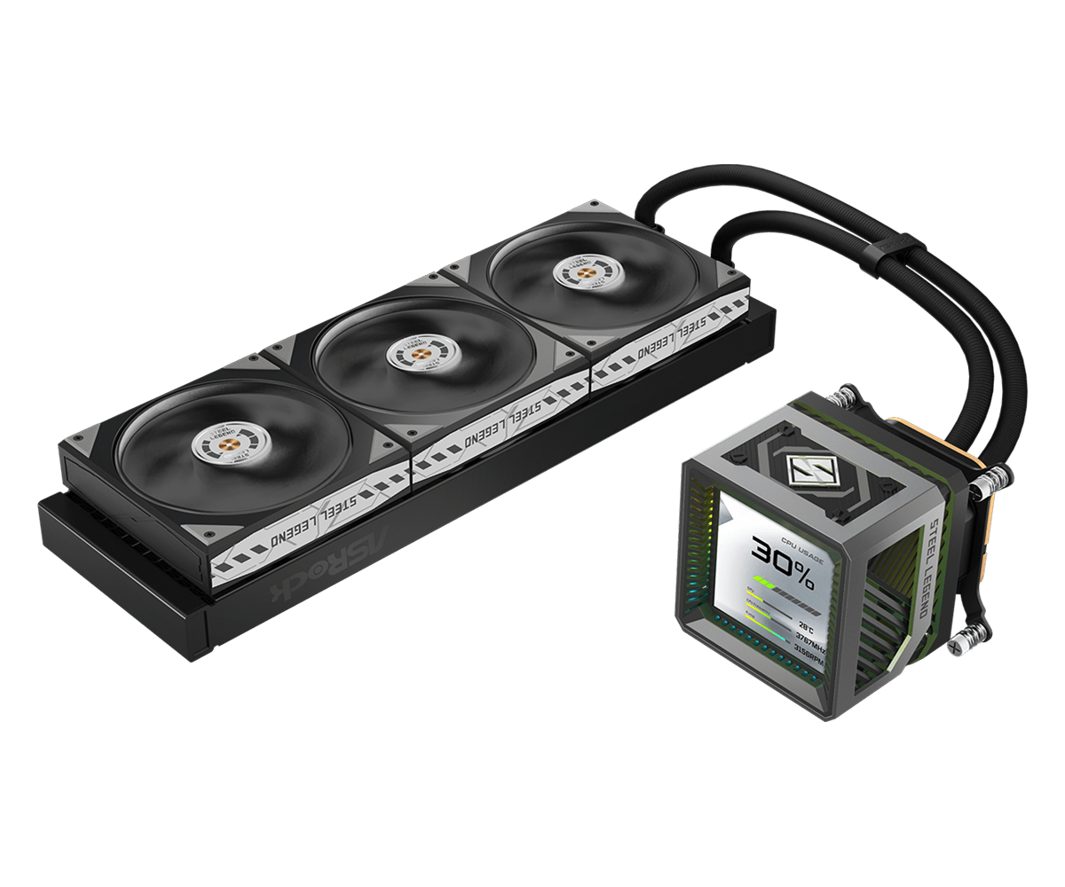 ASRock Steel Legend Dark 360 LCD