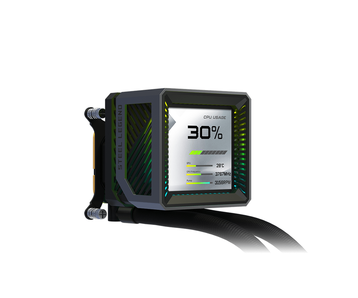 ASRock Steel Legend Dark 360 LCD