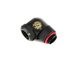 �ڥ����ȥ�å��ò��� Bitspower Carbon Black Enhance Rotary G1/4" 90-Degree Multi-Link Adapter For OD 12MM