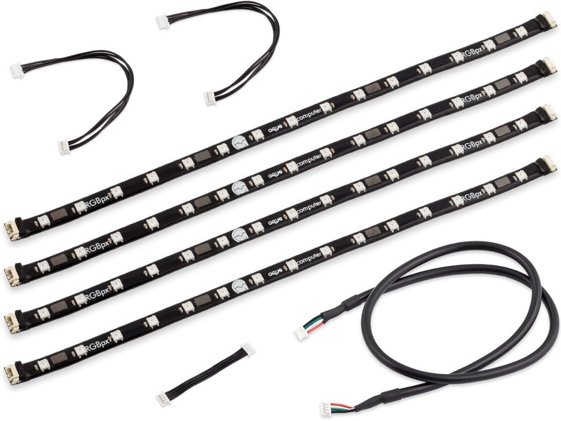 aquacomputer RGBpx lighting set for PC case, 60 addressable LEDs