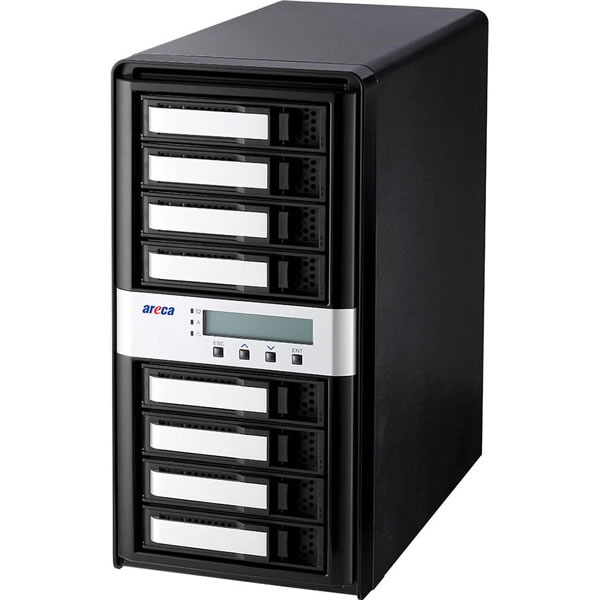 areca ARC-8050T5U-8E SAS/SATA�б�8�٥�����RAID��˥åȡ�Thunderblot5��USB10G��³