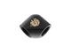 �ڥ����ȥ�å��ò��� Bitspower Carbon Black 90-Degree With Dual Inner G1/4" Extender