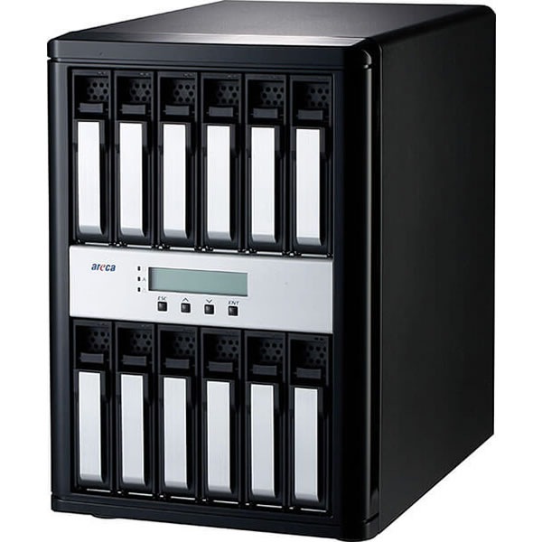 areca ARC-8050T5U-12E SAS/SATA�б�12�٥�����RAID��˥åȡ�Thunderblot5��USB10G��³��Expander��ǽ�б���ǥ�