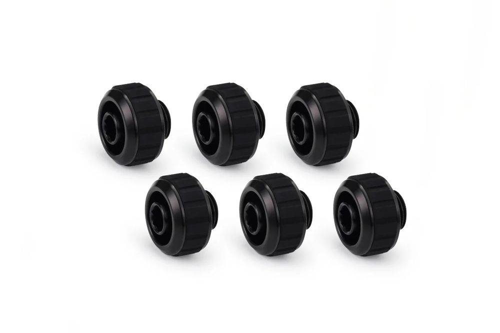ACool Apex Grip SoftTube fitting 16/10mm G1/4 black Set 6 pcs