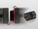 �ڥ����ȥ�å��ò��� Bitspower Carbon Black 45-Degree With Dual Rotary G1/4" Extender