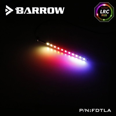 Barrow Composite version of multicolor T Virus Reservoir 155MM White spiral + classic black top cover w/LED