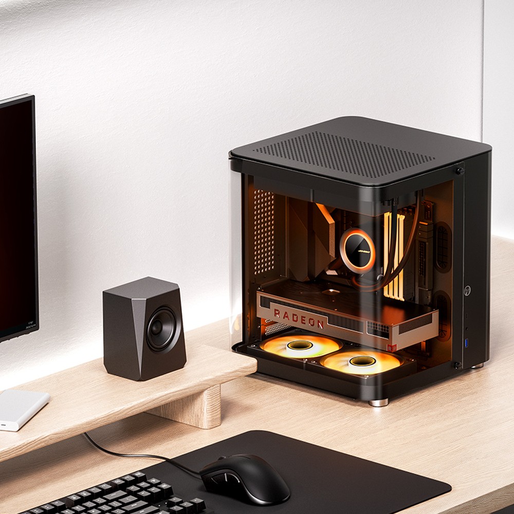 【新品】JONSBO TK-1 2.0 Black　PCケース【開封済み】 Amazon.com: JONSBO TK-1 Black Micro ATX Mini Tower Computer
