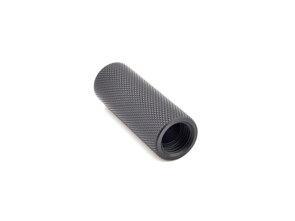 �ڥ����ȥ�å��ò��� Bitspower Carbon Black Dual IG1/4" Extender-50MM