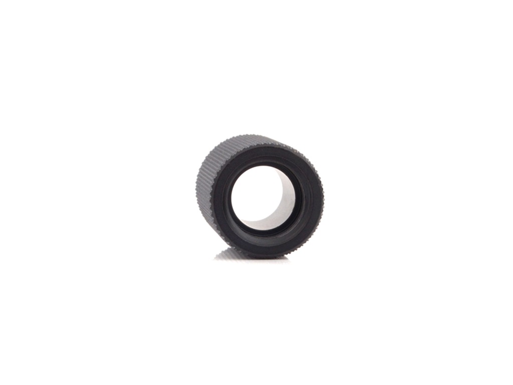 �ڥ����ȥ�å��ò��� Bitspower Carbon Black Dual IG1/4" Extender-50MM