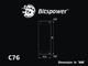 �ڥ����ȥ�å��ò��� Bitspower Carbon Black Dual IG1/4" Extender-50MM