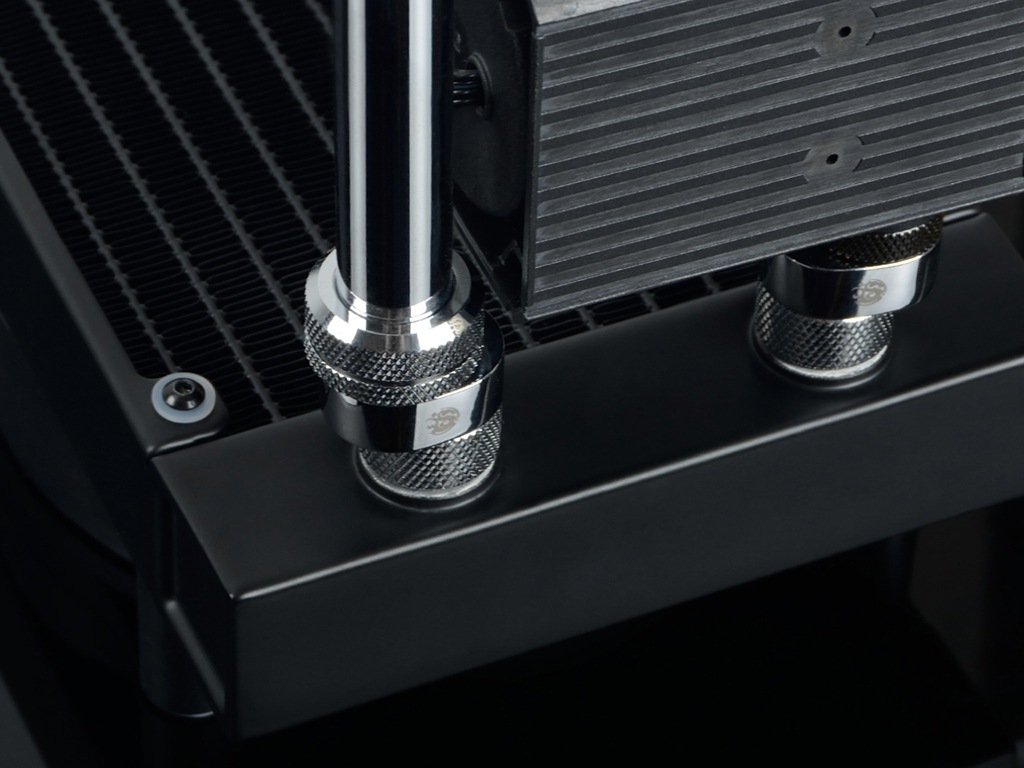 Bitspower X-cross fitting (Silver)