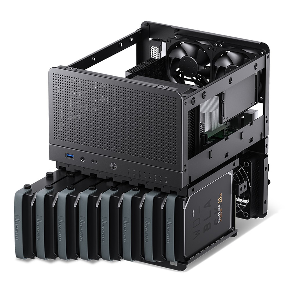JONSBO N3ケース N100マザー 400W電源 SSD メモリ付き Amazon.com: JONSBO N3 Mini-ITX NAS PC Chassis, ITX Computer Case