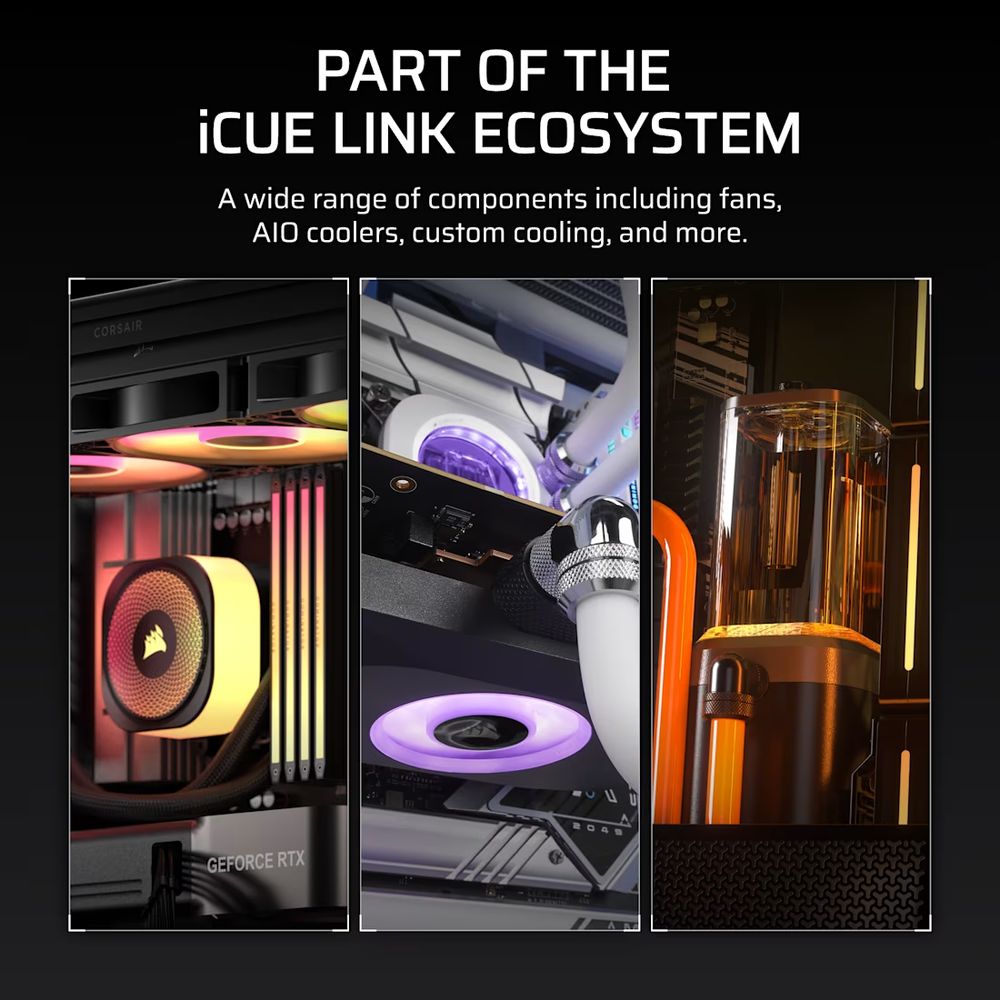 CORSAIR iCUE LINK XD6 RGB ELITE LCD Pump/Reservoir Combo - White