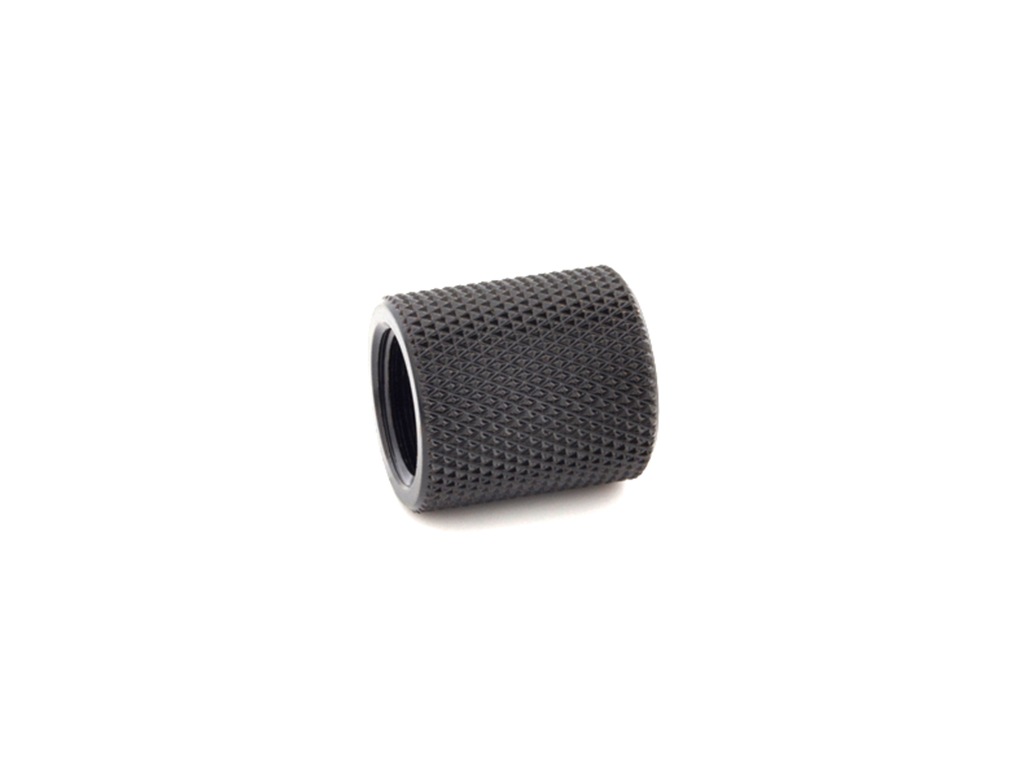 �ڥ����ȥ�å��ò��� Bitspower Carbon Black Dual IG1/4" Extender-20MM