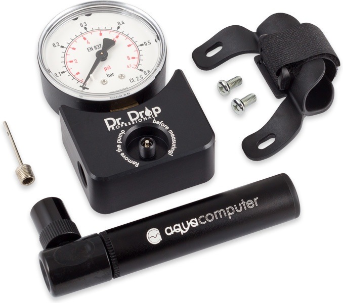 aquacomputer Dr. Drop PROFESSIONAL pressure tester incl. air pump