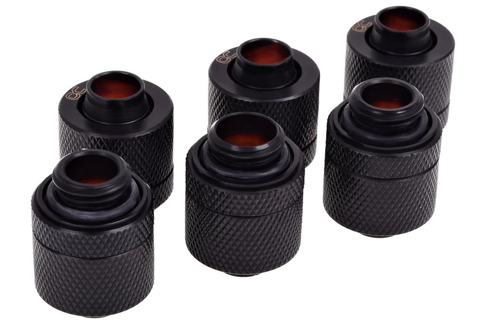 ACool HF 13/10 screw-on nozzle G1/4 - Deep Black Sixpack