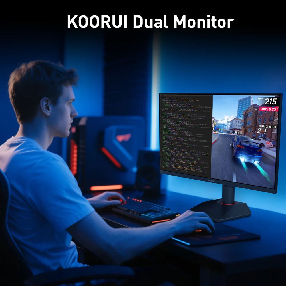 ������Źľ���� KOORUI G2741L 27����� IPS UHD 160Hz / FHD 320Hz �ǥ奢��⡼�ɥ����ߥ󥰥�˥���