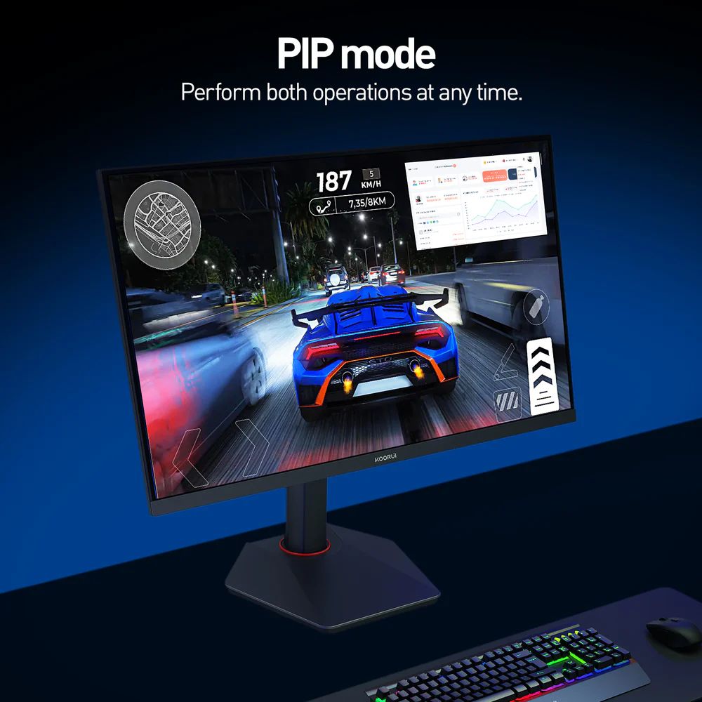 ������Źľ���� KOORUI G2741L 27����� IPS UHD 160Hz / FHD 320Hz �ǥ奢��⡼�ɥ����ߥ󥰥�˥���