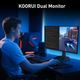 ������Źľ���� KOORUI G2741L 27����� IPS UHD 160Hz / FHD 320Hz �ǥ奢��⡼�ɥ����ߥ󥰥�˥���