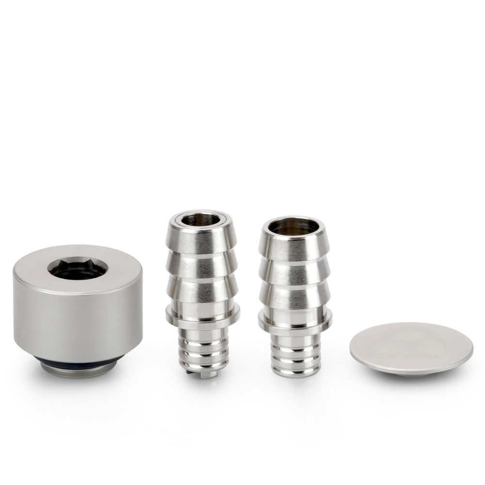 Thermal Grizzly DeltaMate Drain Valve - Matt Nickel