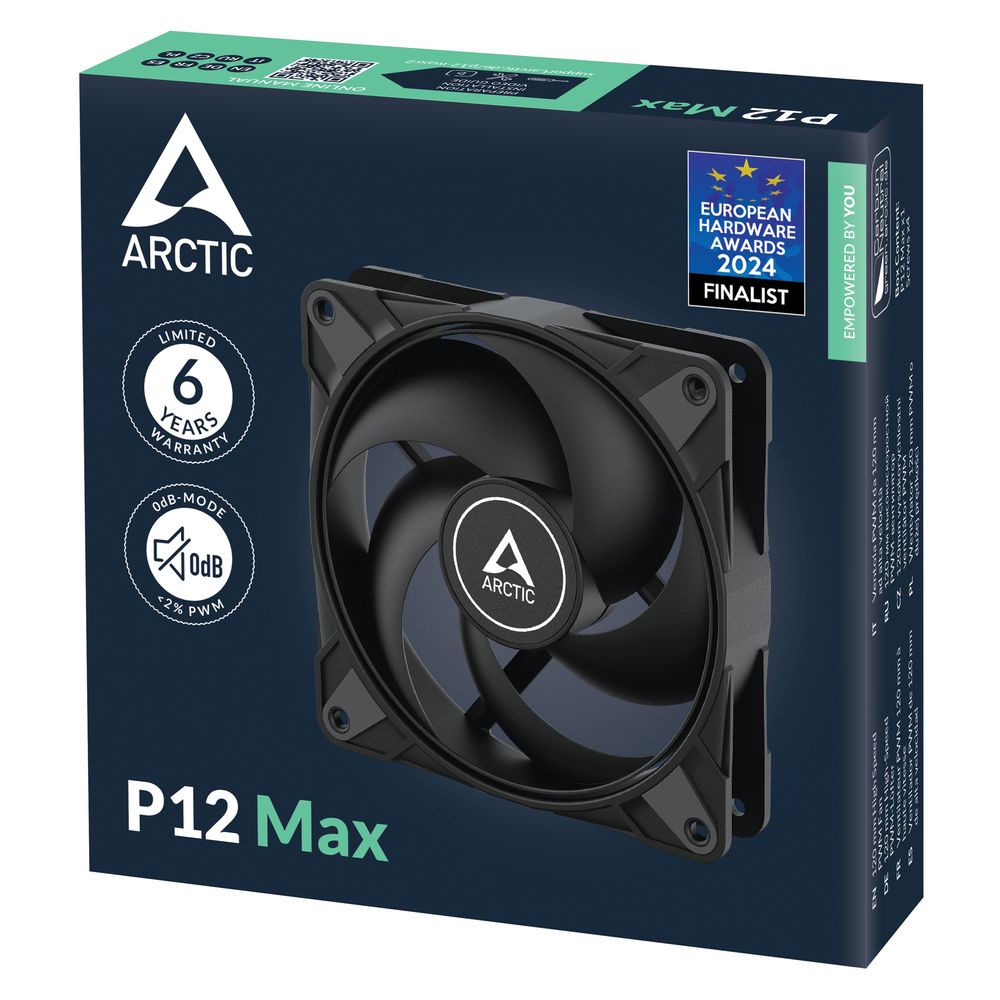ARCTIC P12 MAX | PCパーツ,ファン類,12cmファン,4pin PWM
