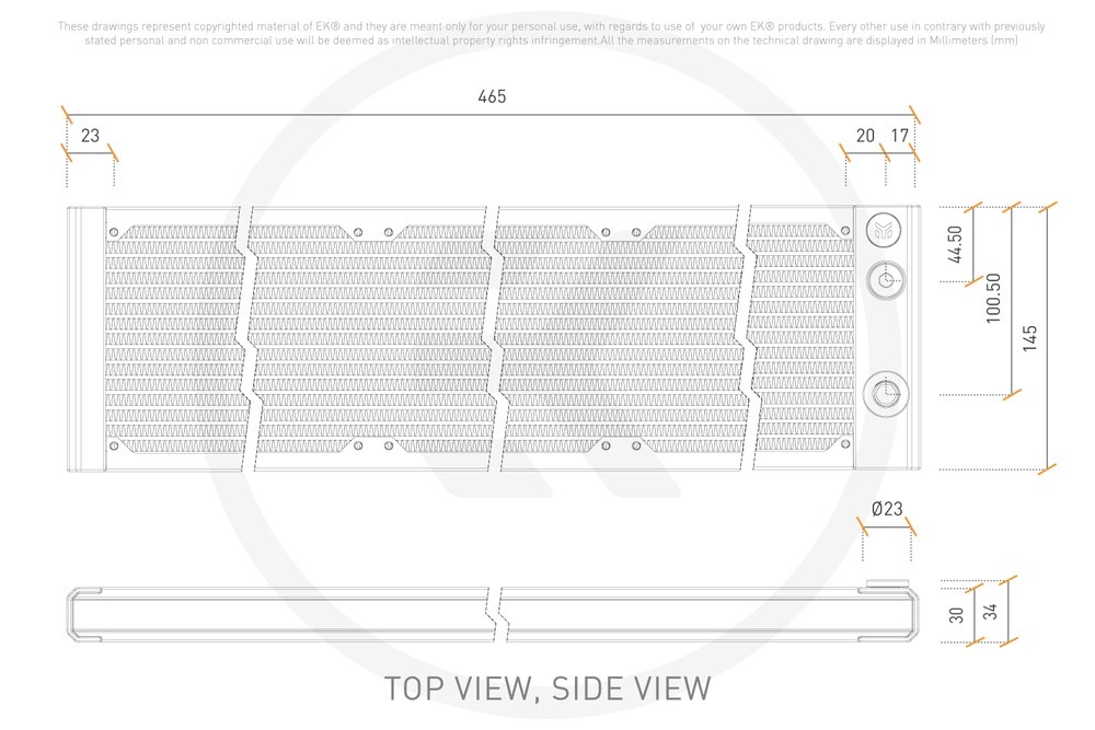 取寄せ商品：納期要確認】 EK WaterBlocks EK-Quantum Surface S420