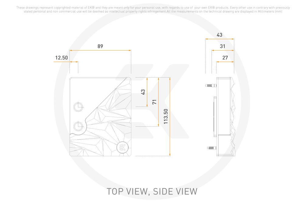 生産完了】 EK WaterBlocks EK-Quantum Velocity2 Edge D-RGB
