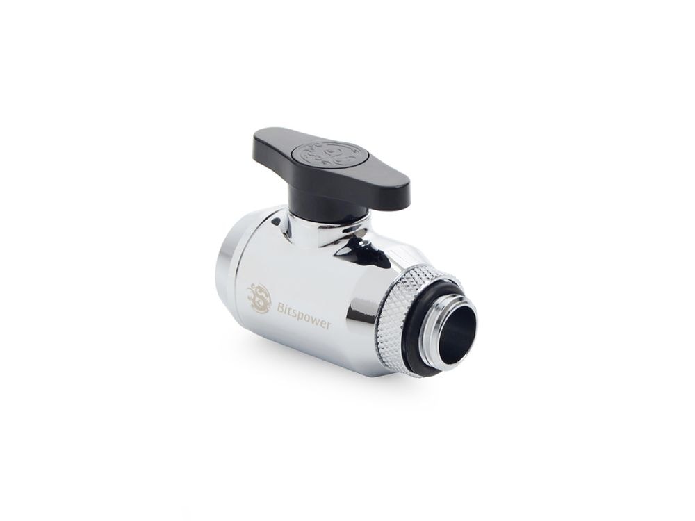 フィッティング 多数 水冷PCパーツ Bitspower、Enzotech Bitspower Silver Shining Mini Valve Rotary G1/4
