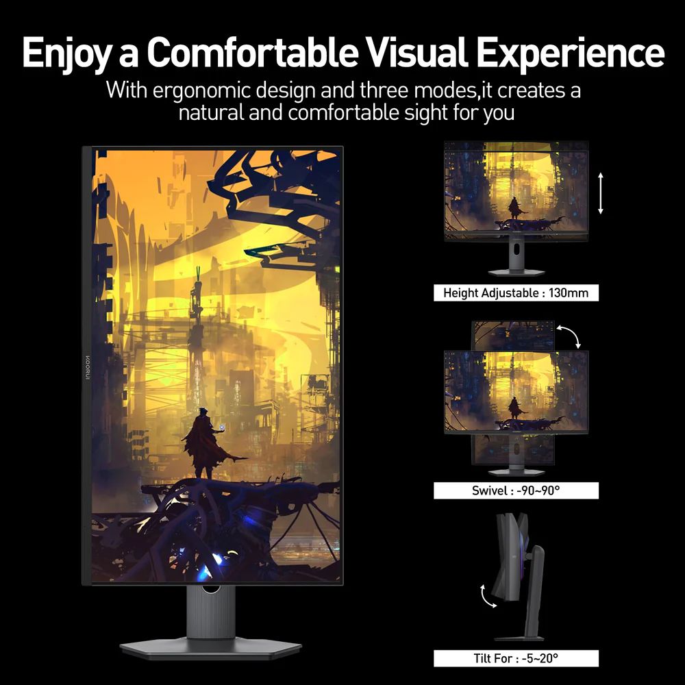 ������Źľ���� KOORUI 2741LM 27����� Mini LED UHD 160Hz / FHD 320Hz �ǥ奢��⡼�ɥ����ߥ󥰥�˥���