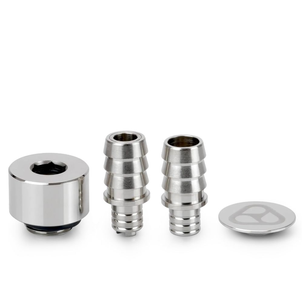 Thermal Grizzly DeltaMate Drain Valve - Gloss Nickel