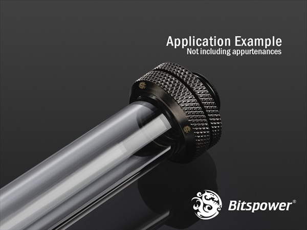 Bitspower G1/4" Matt Black Enhance Multi-Link For OD 16MM