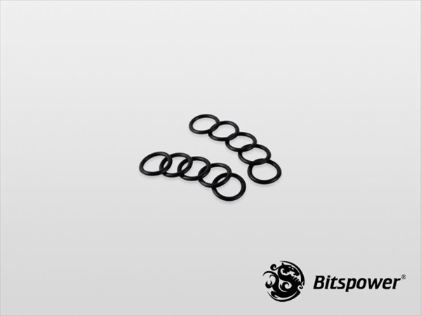 Bitspower O-Ring Set For Multi-Link Adapter (10PCS) (Black)