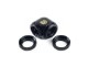 Bitspower Matt Black Enhance 90-Degree Dual Multi-Link Adapter For OD 14MM
